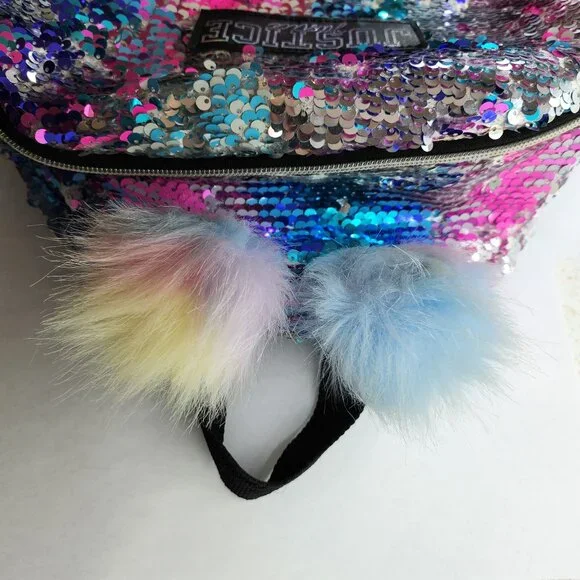 Justice Reversible Sequin Fullsize Backpack - Picture 3 of 8